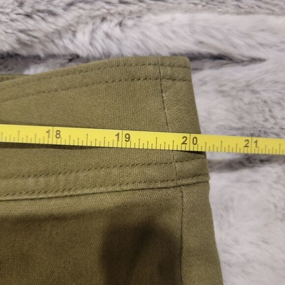 Ava & Viv High Rise Wide-leg crop pants, green size 17, NWT - Picture 8 of 11